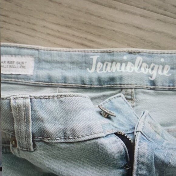Light Blue Denim Skirt - Picture 1 of 4